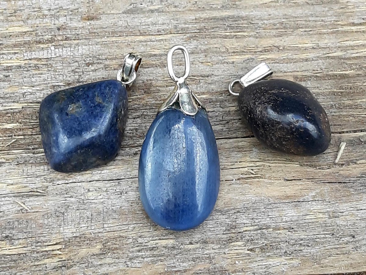 Edelsteen Saffier hanger